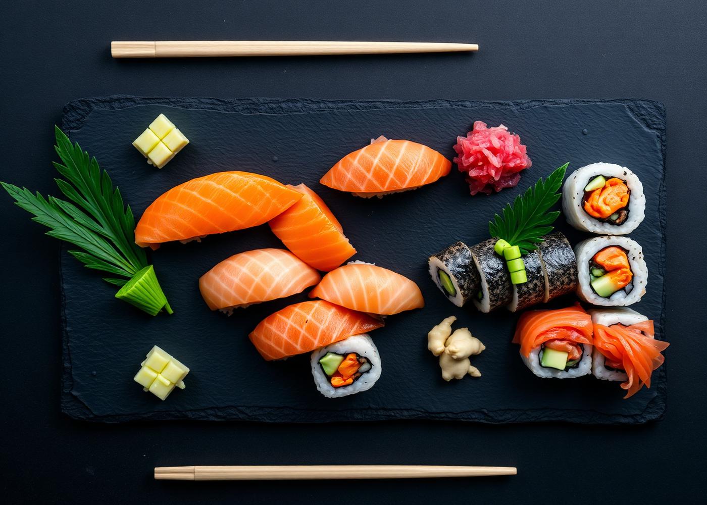 Sushi platter